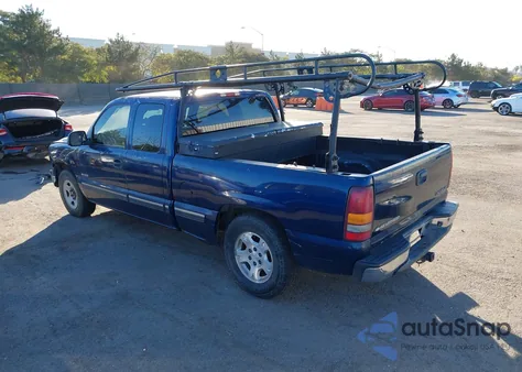 2002 Chevrolet Silverado 1500 Ls из США, поврежденный, VIN 2GCEC19V821268772